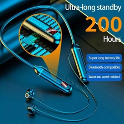 Yeni Nesil Hafıza Kartı Takılabilen Boyunluklu Bluetooth Kulaklık Hi-fi Teknoloji HHK1 TF Kartlı Kulaklık 