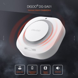 DIGOO DG-SA01 Duman Dedektörü Kablosuz Yangın Alarmı