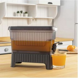 4 Lt Mini Su Sebili Buzdalabı Su Sebili Çeşmeli Meyve Suyu Sebili 