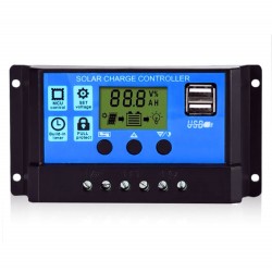 12 v / 24 v 30A Pwm Akü Şarj Kontrol Cihazı Şarj Regülatörü