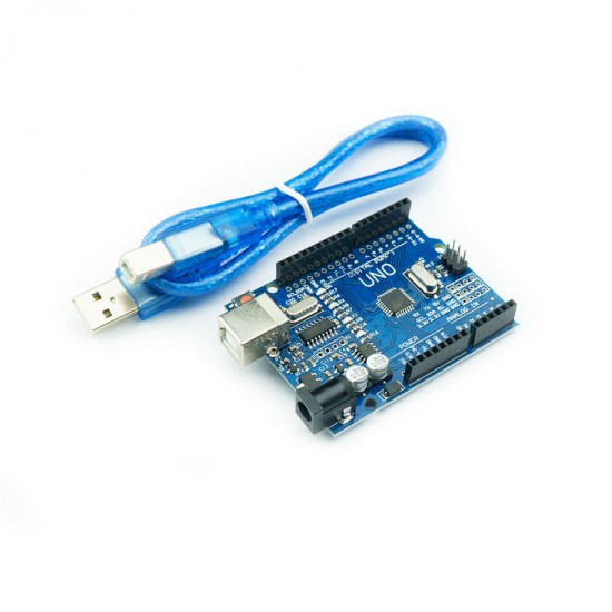 Arduino Uno R3 SMD CH340 Geliştirme Kartı ( Klon Kablo Hediyeli )