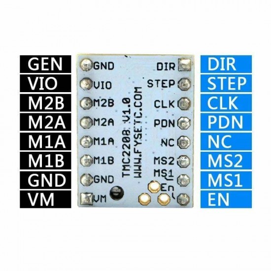 TMC2208 Step Motor Sürücü V1.2 3d Yazıcı Sürücü