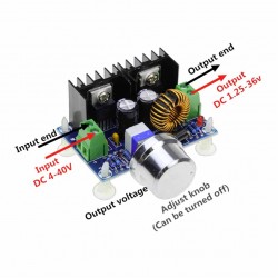 XH-M401 DC-DC Ayarlanabilir Voltaj Düşürücü Güç Kaynağı Modülü 