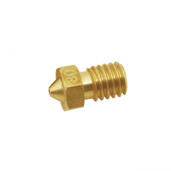 0.8 mm E3D V6 Pirinç Nozzle 3D Yazıcı Nozle