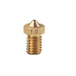 1.0 mm E3D V6 Pirinç Nozzle 3D Yazıcı Nozle 1.75mm