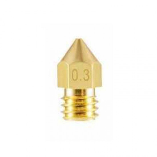 0.3 mm MK8 Pirinç Nozzle 3D Yazıcı Nozle 1.75mm