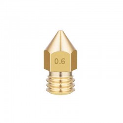 0.6 mm MK8 Pirinç Nozzle 3D Yazıcı Nozul 1.75mm