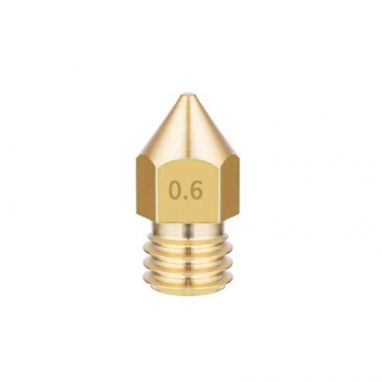 0.6 mm MK8 Pirinç Nozzle 3D Yazıcı Nozul 1.75mm