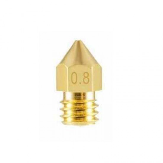 0.8 mm MK8 Pirinç Nozzle 3D Yazıcı Nozul 1.75mm