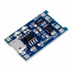 TP4056 Micro Usb Lityum BMS Korumalı Pil Şarj Devresi 