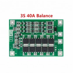 3S Bms 40A 18650 Lityum Pil Şarj Koruma Devresi ( Balanslı ) 