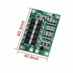 3S Bms 40A 18650 Lityum Pil Şarj Koruma Devresi ( Balanslı ) 