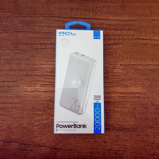 ACL PW-105 20.000 mAh Powerbank 2xUSB