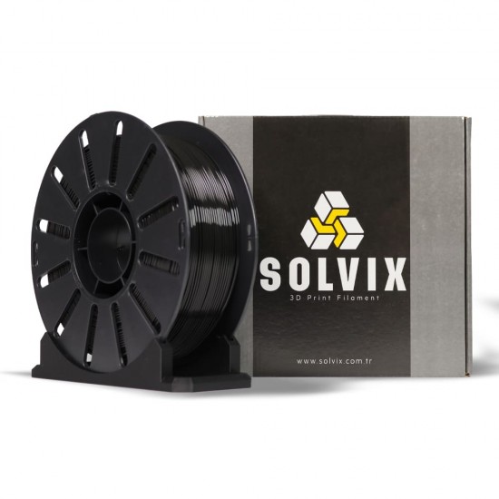 SOLVİX Filament Siyah PLA/PHA Filament 1.75 mm SOLVİX Filament Siyah PLA/PHA Filament 1.75 mm