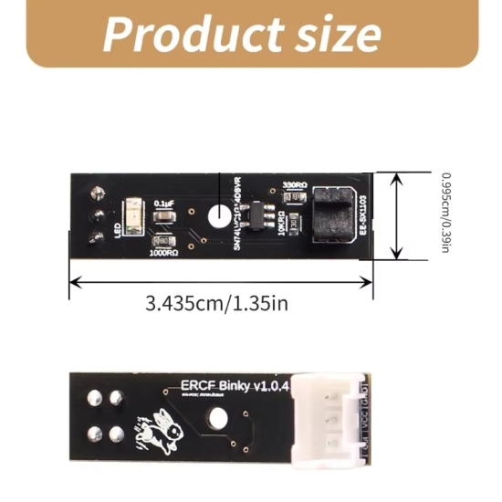 ERCF Binky Enkoderler V1.0.4 Yüksek Hassasiyeti Filament Sensörü